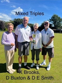 Mixed Triples 2024 - K. Brooks / D. Buxton / D.E. Smith