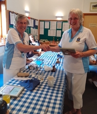 Sue Hanlon receiving her County Badge (at last) in 2024