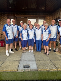 Our John Spriggs team pictured after the final fixture of their promotion winning campaign - well done all!