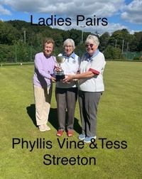 Ladies Pairs 2024 - Phylllis Vine / Tess Streeton