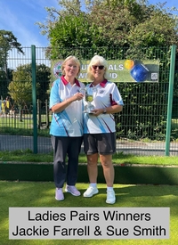Ladies Pairs - Winners