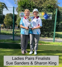 Ladies Pairs - Runners-Up
