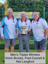 Men's Triples - Winners