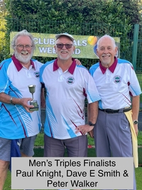 Men's Triples - Runners-Up