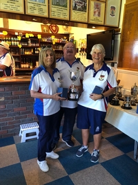 Yasmin Lowry and Carol Watson - pairs runners-up