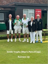 Men's Pairs runners-up