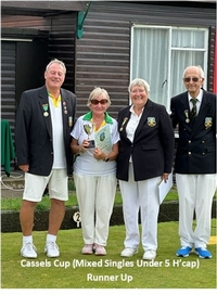 Mixed Handicap runner-up