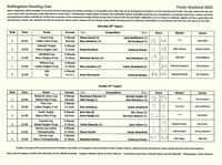 2025 Finals Day Card