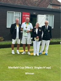 Men's Handicap winner