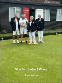 Ladies 2 Wood runner-up