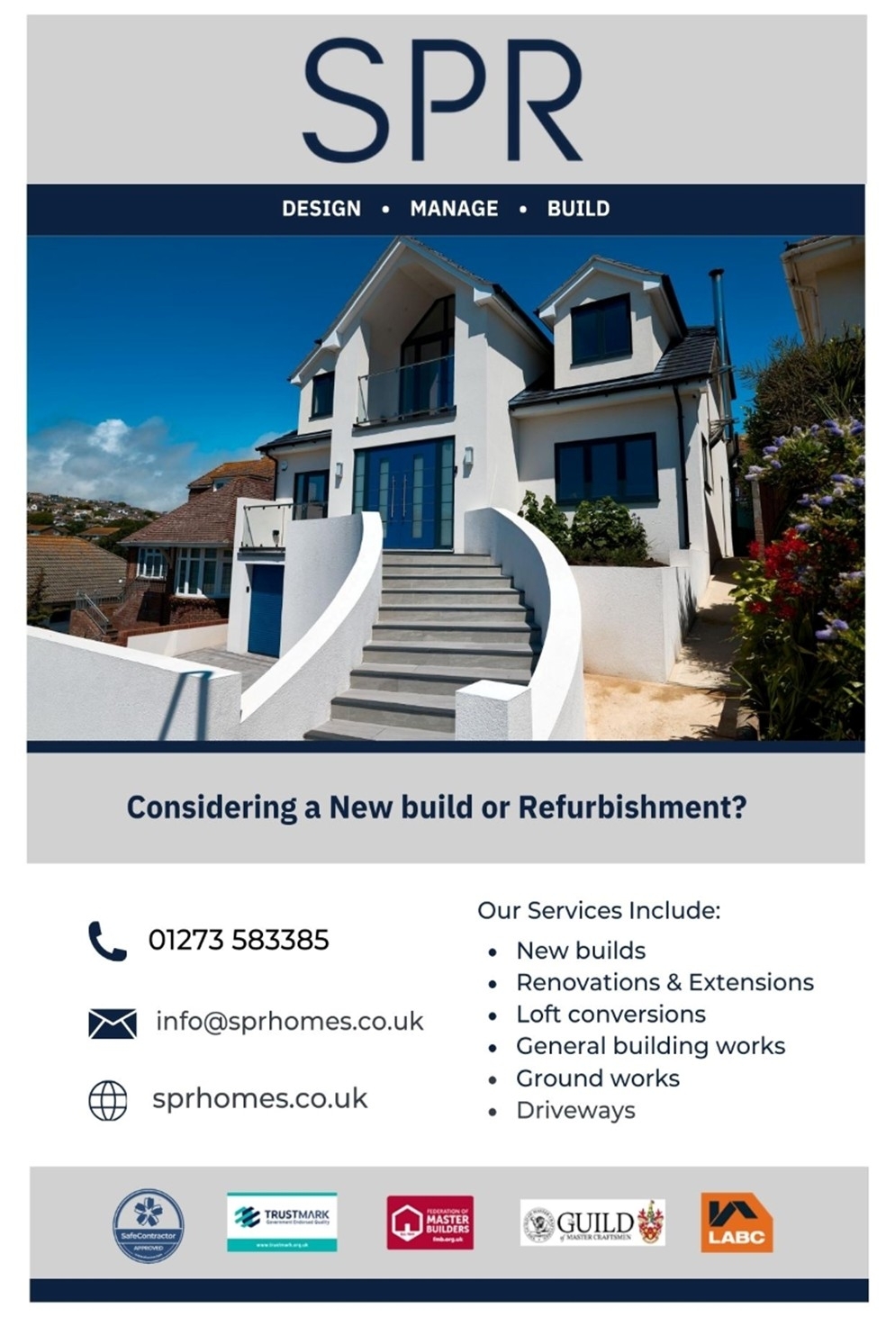 SPR Homes logo